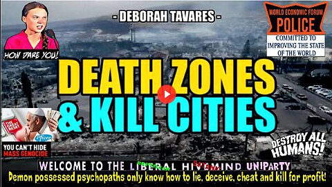 DEATH ZONES & KILL CITIES -- Deborah Taveras (Related info and links in description)