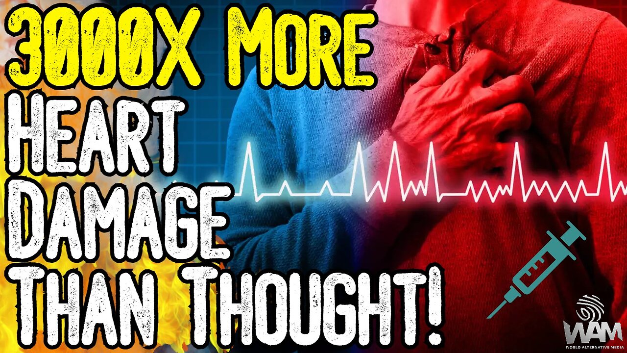 SHOCK STUDY: Jabs Caused 3000X More Heart Damage Than Thought! - Moderna Scrambling For Cover!