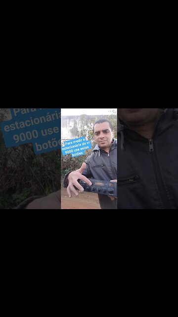Para medir a estacionária do rádio px voyager vr 9000 use estes botões