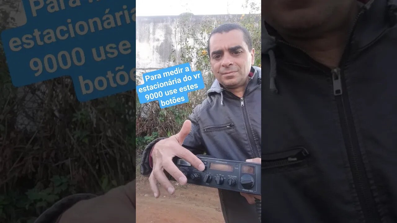 Para medir a estacionária do rádio px voyager vr 9000 use estes botões