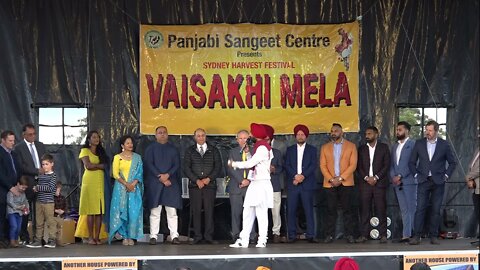 Sponsor speech at Vaisakhi Mela 2021