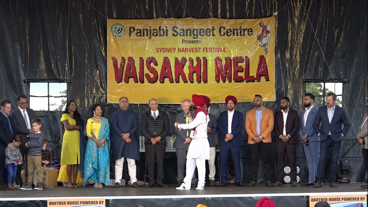 Sponsor speech at Vaisakhi Mela 2021