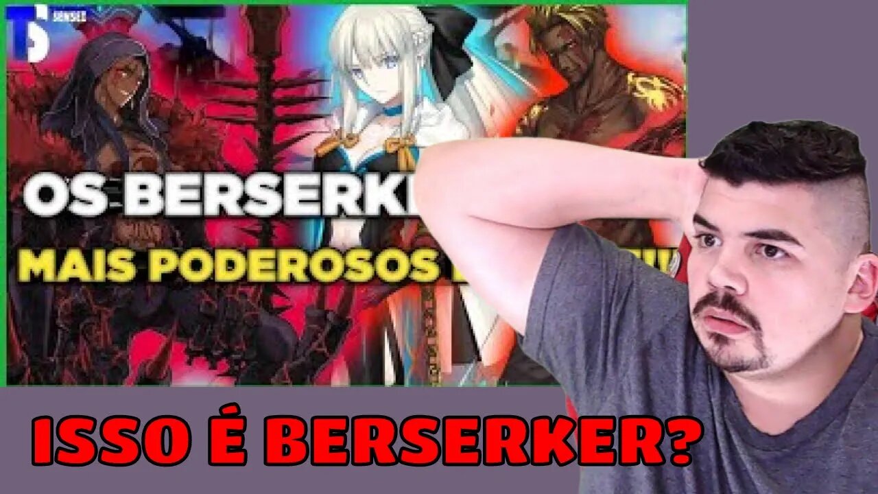 REACT NÍVEIS DE PODER DOS BERSERKERS MAIS PODEORSOS DE FATE! MELHOR DO MUNDO