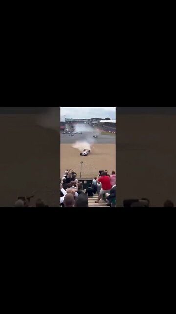 #Formula1 driver Zhou Guan Yu was involved in a dangerous accident at the #BritishGrandPrix.