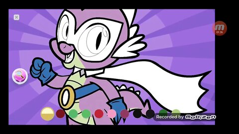 Lets color SPIKE!!!!!!!! / My Little Pony Color by Magic