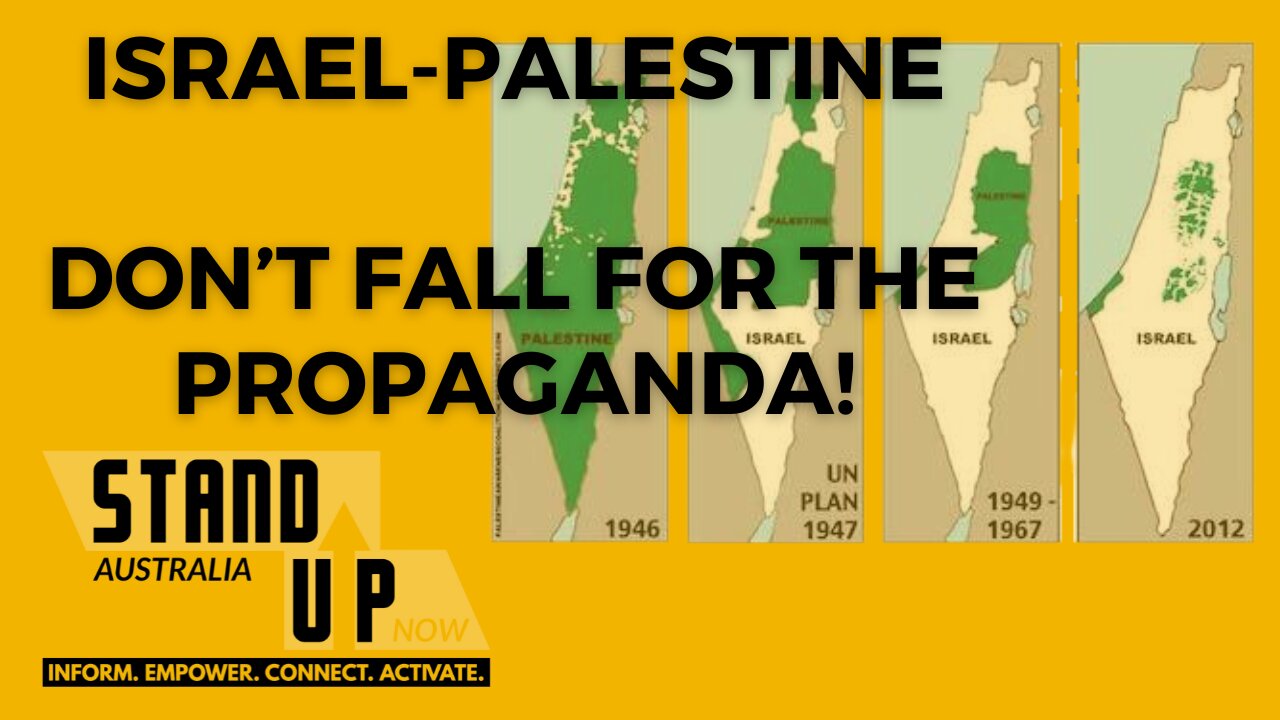 Episode 37 - Israel & Palestine. Don’t fall for the propaganda!