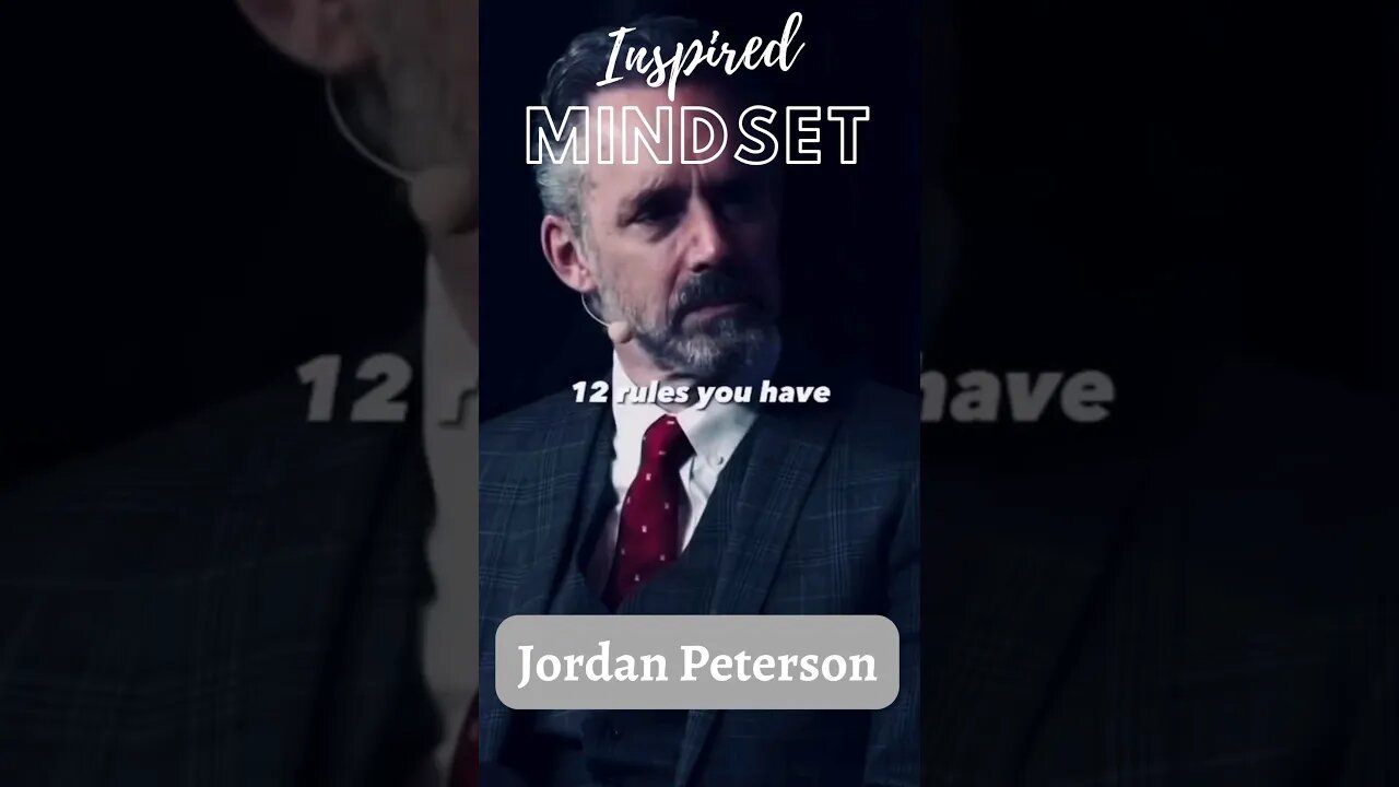 12 RULES for LIFE - JORDAN PETERSON 🤯 #jordanpeterson #12rulesforlife #motivation #inspiration