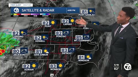 Tracking rain, storms and weekend heat