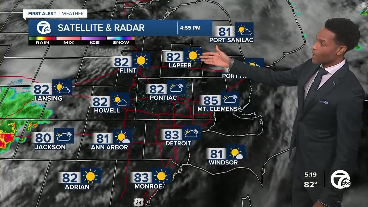 Tracking rain, storms and weekend heat