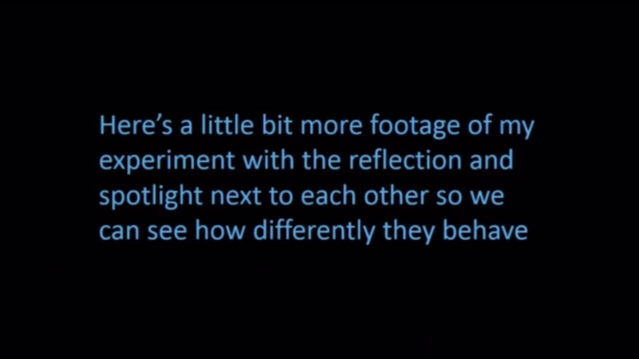 Reflection versus Projection