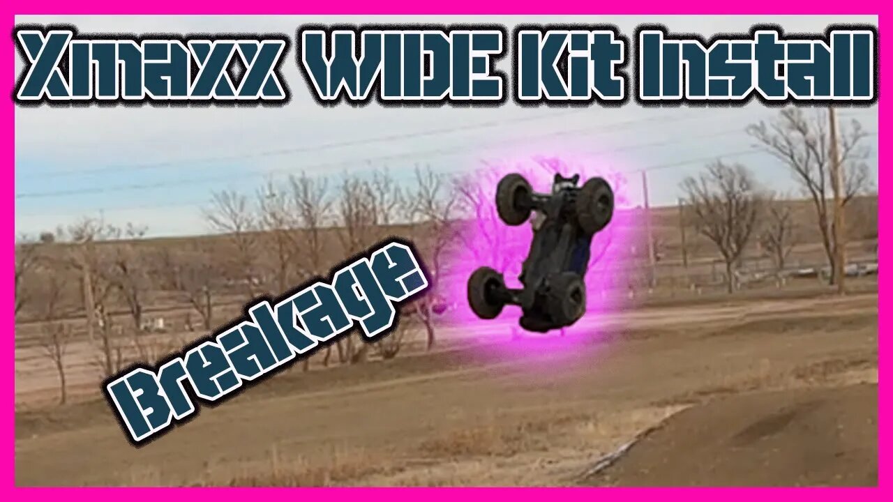 Traxxas Xmaxx Widekit Install and Bash | Quick Breakage