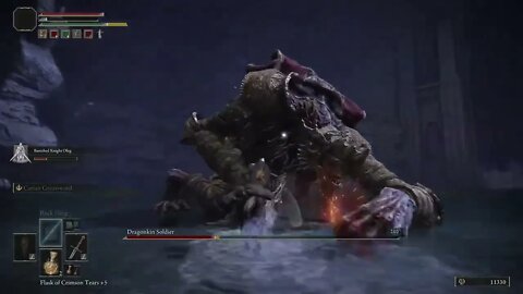 (Elden Ring) Dragonkin Soldier Boss battle
