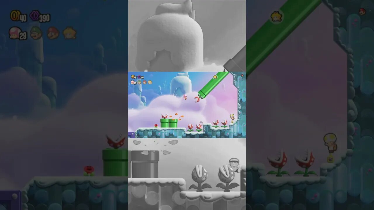 ONLINE Teamwork with Rando in Mario Wonder #shorts #mariowonder #supermariowonder