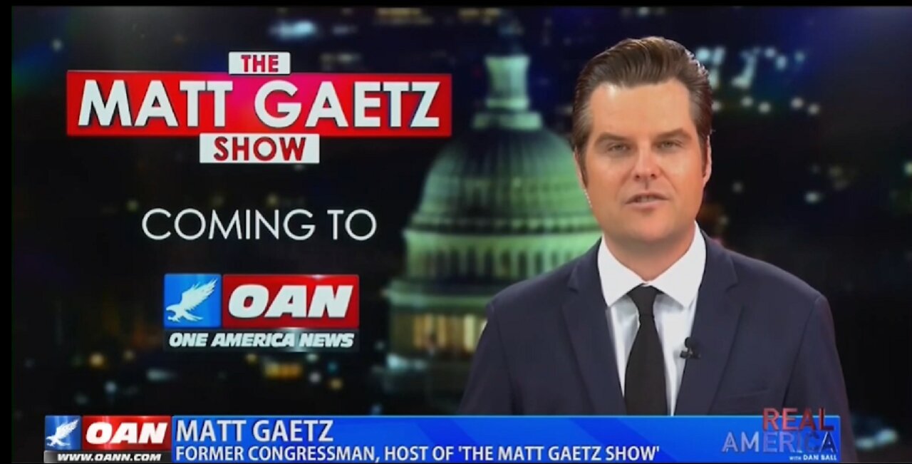 Matt Gaetz Joins OAN Primetime Lineup
