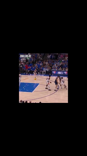 Luka with a two hands slam over CP3