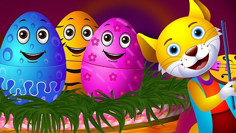 Learning Colors – Colorful Eggs on a Farm| Colors understanding