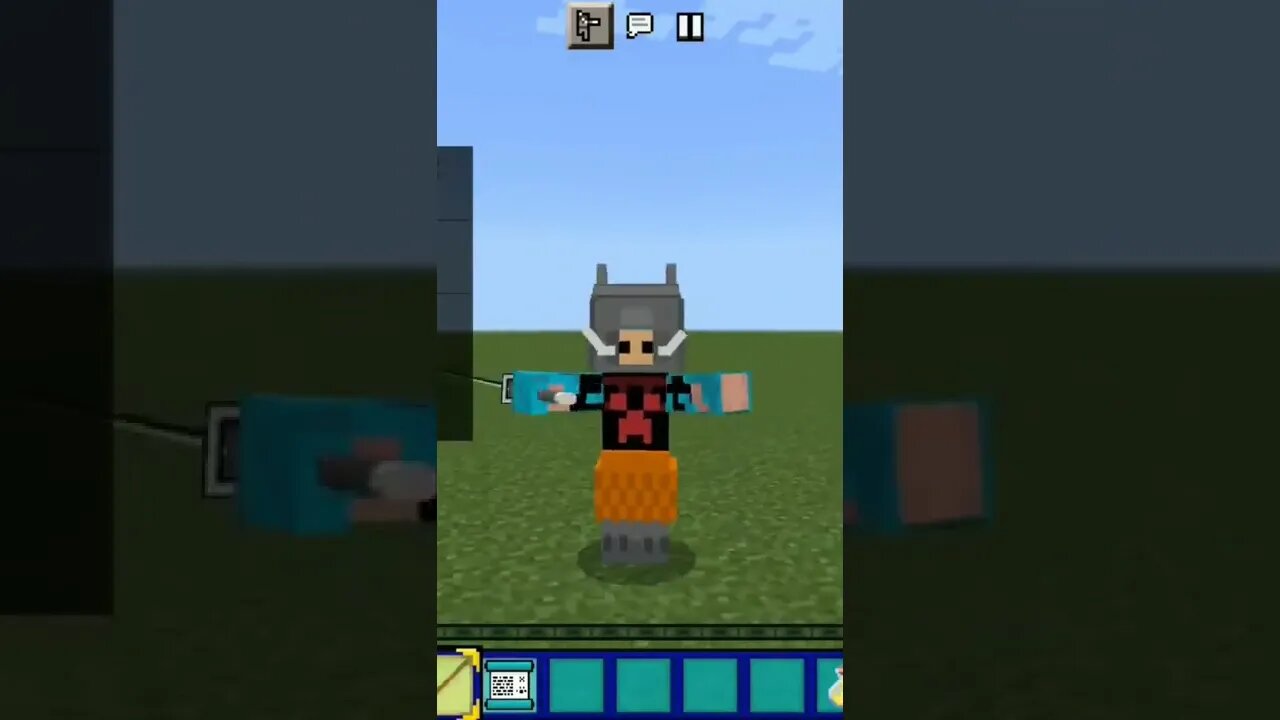 DEMON SLAYER INOSUKE NO MINECRAFT 😱⚔😯😱😱😱😱😱😱😱😱😱😱#shorts #minecraft #demo #anime #fypシ