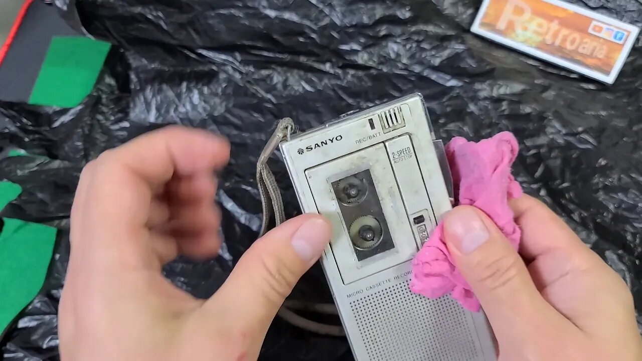 Limpeza - SANYO - TRC 5700 MICRO CASSETTE RECORDER