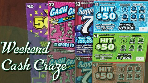 Weekend Cash Craze | Buy-U Scratchers | Louisiana Lottery