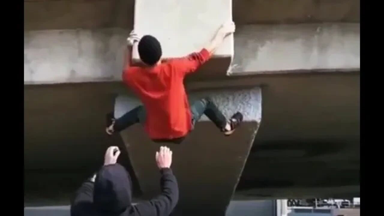 #parkour Цепкий парень!