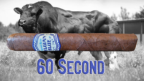 60 SECOND CIGAR REVIEW - Crowned Heads Belgian Blue