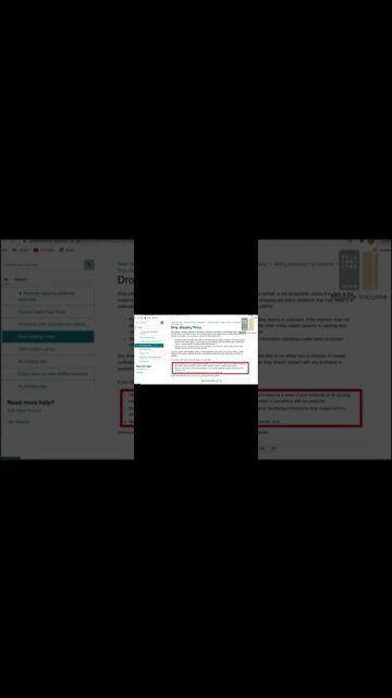 Amazon dropshipping policy #amazon #FBA #makemoneyonline