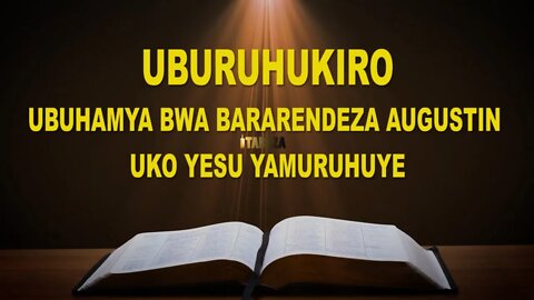 Uburuhukiro: Ubuhamya bukora ku mutima Bararendeza Augustin yahaye Abizera b'i Remera-Kigali