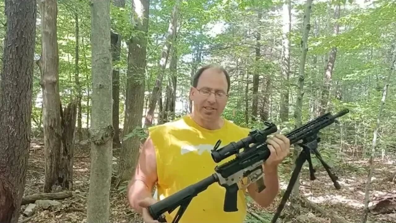 Primary Arms SLX Griffin on 9mm AR at 200 and 150 yds