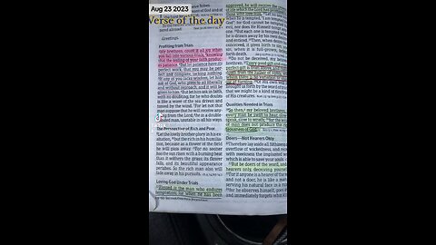 verse of the day Aug 23 2023