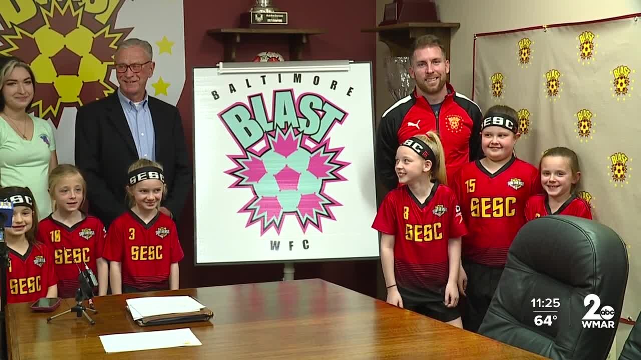 Baltimore Blast set to launch new women's team