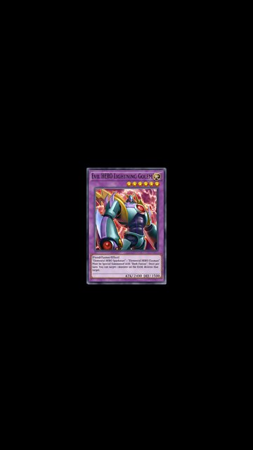 Yu-Gi-Oh! Evil HERO Lightning Golem