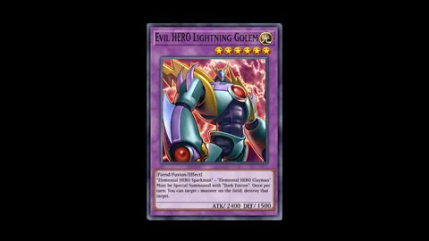 Yu-Gi-Oh! Evil HERO Lightning Golem