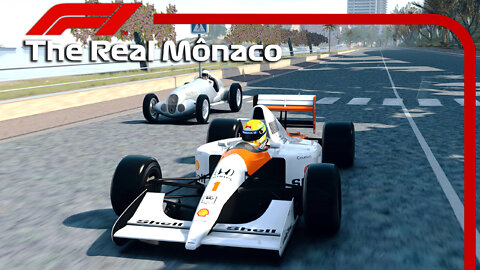 NA ESTRADA COM UM F1 - The Real Monaco v.0.1.9 | Ayrton Senna - Mclaren MP4/6 | Assetto Corsa