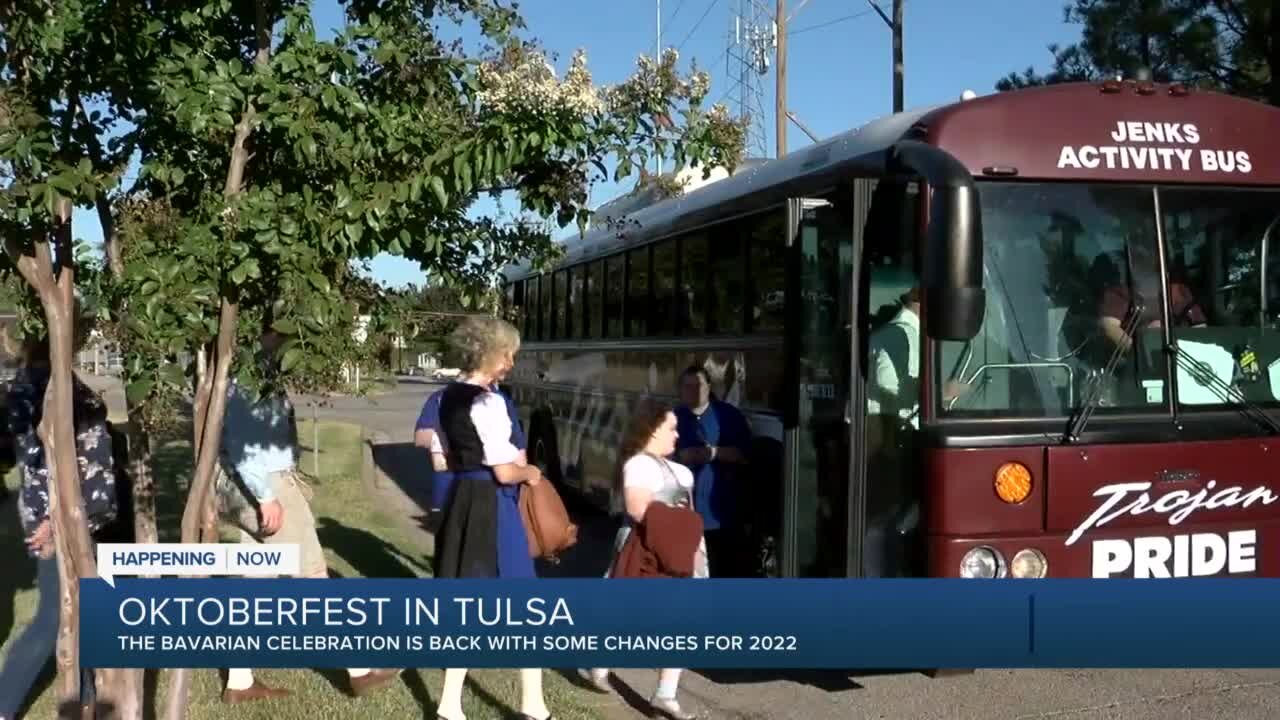 Shuttling to and from Tulsa's Oktoberfest