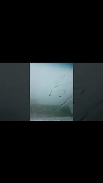 Alberta Hail Storm - On Security post.