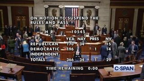 U.S. House passes stopgap funding bill, averting government shutdown.