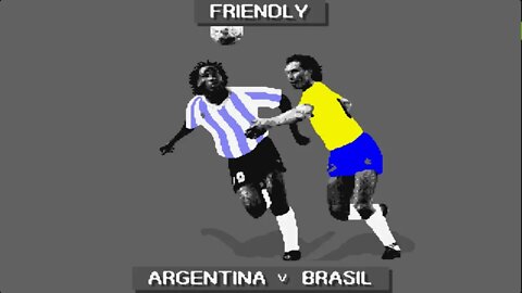 Sensible Soccer PLUS | Argentina x Brasil | Mame / Cartoon
