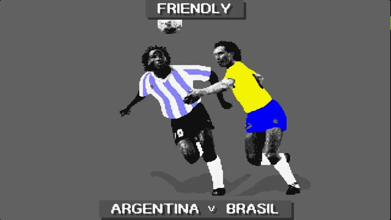 Sensible Soccer PLUS | Argentina x Brasil | Mame / Cartoon
