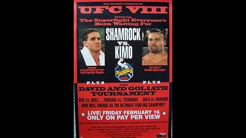 UFC 8 - David VS. Goliath - Part 2