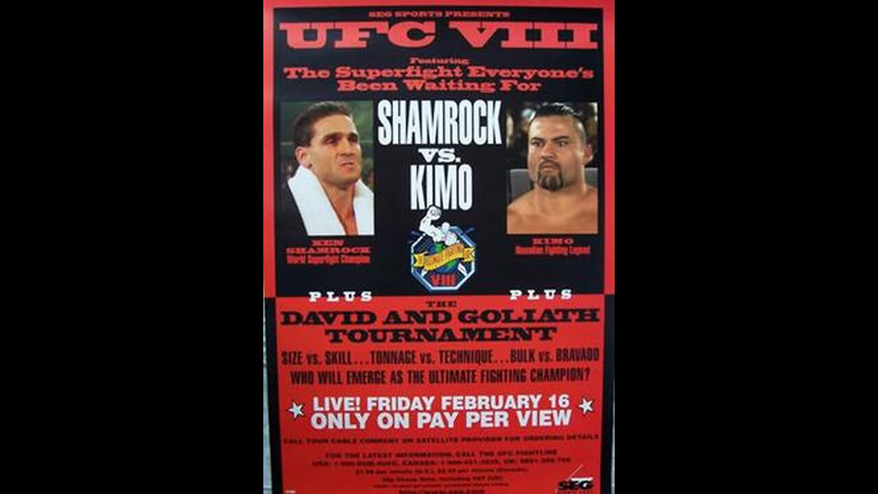 UFC 8 - David VS. Goliath - Part 2
