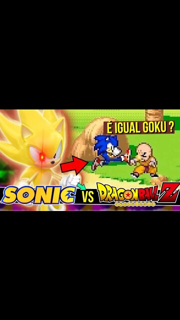 Sonic é Igual Dragon Ball?! | Sonic Dragon Ball Advanced Adventure #shorts