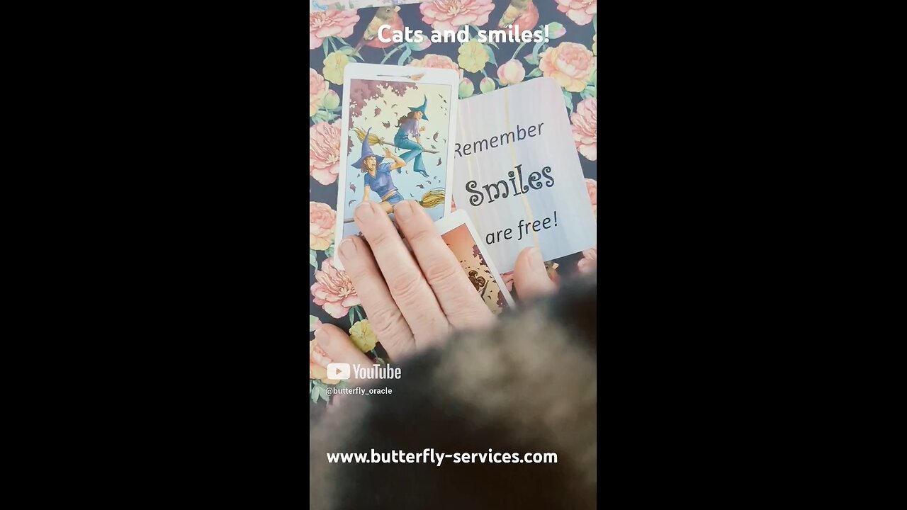 cats and Tarot- keep smiling!