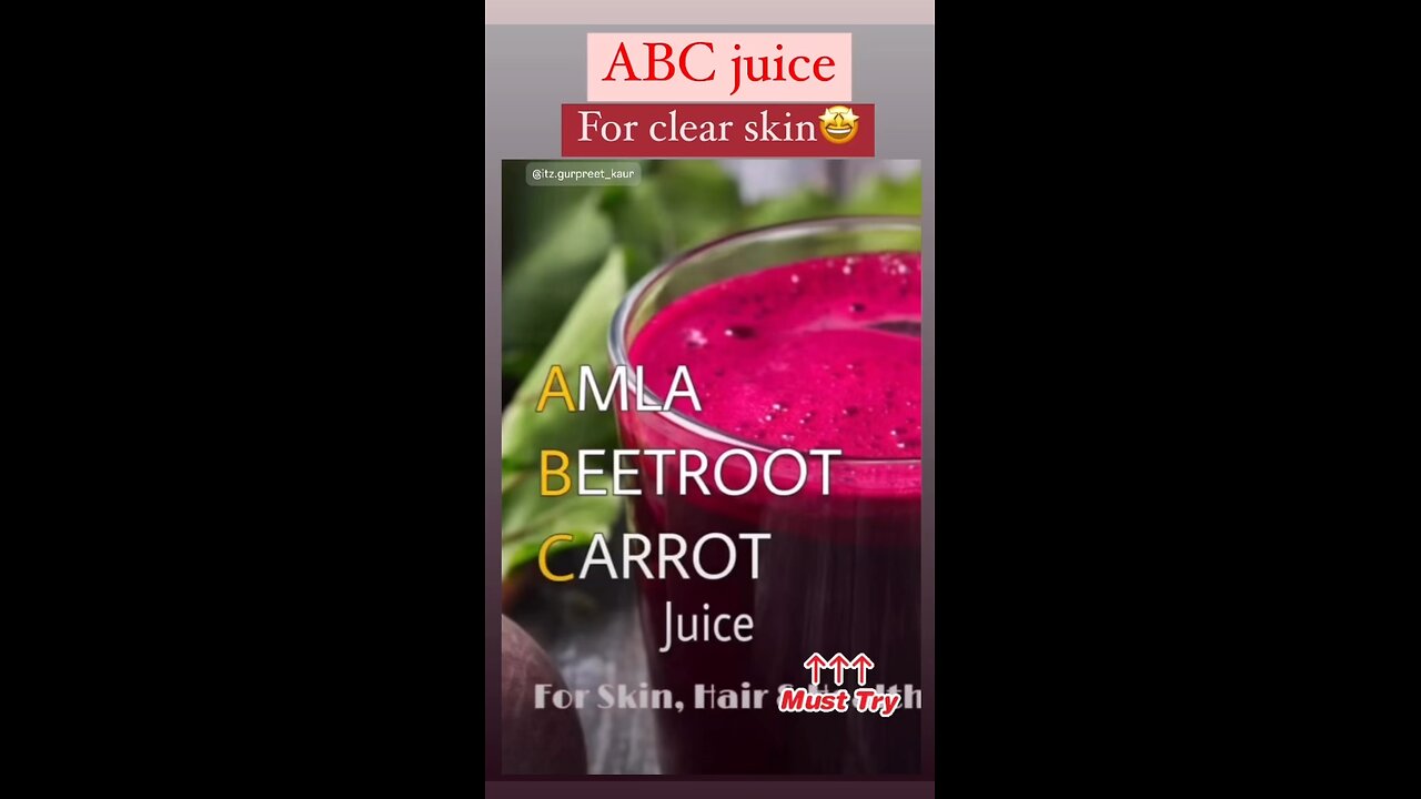 ABC juice For Clear Skin