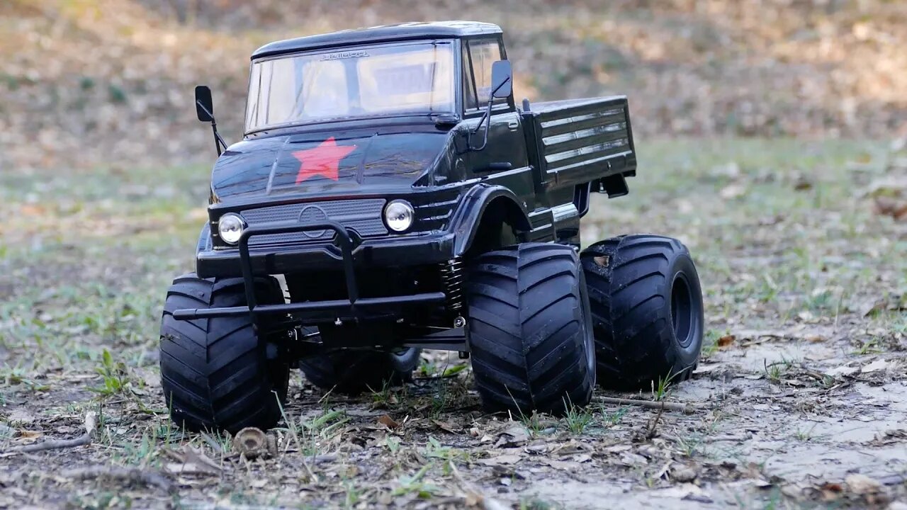 Tamiya Unimog Wheelie First Run - FAIL!