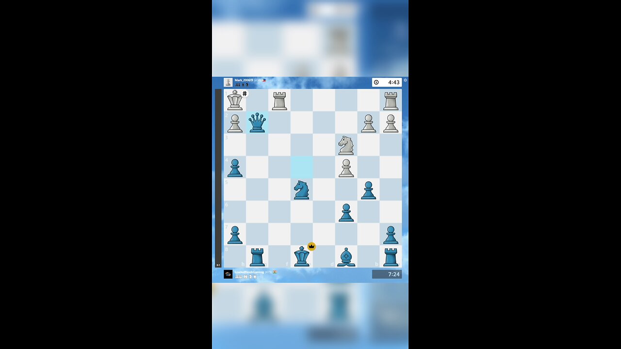 One minute chess