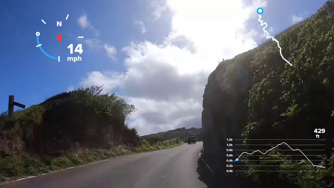 Backside of Maui