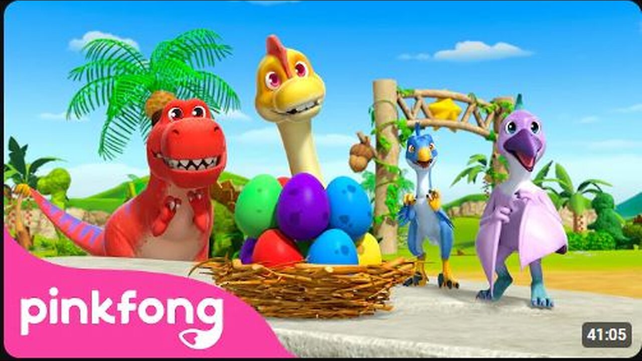 Tyrannosaurus Rex and 23+ songs| Dinosaur Songs | + Compilation | Pinkfong Songs for Children