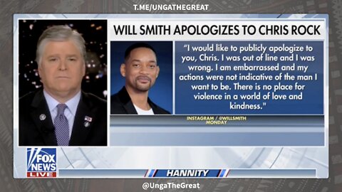 Hannity Shows Past Clips of Will Smith Slapping a Reporter and Joking About a Woman’s Bald Head