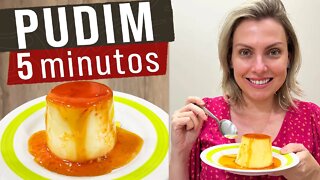 PUDIM NA PANELA DE PRESSÃO FEITO EM 5 MINUTOS - O MELHOR E MAIS FÁCIL