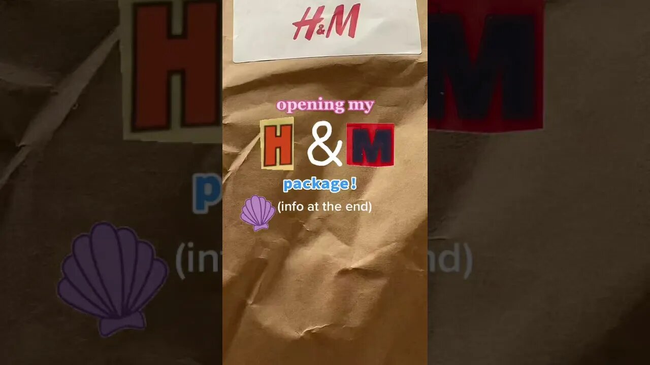 H&M Unboxing tiktok juleslaresgoiti